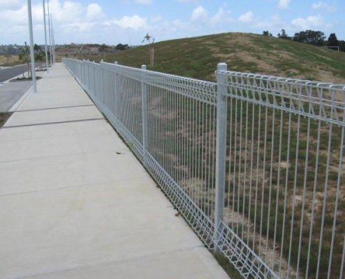 Image showing a school fence, bordering school grounds, installed by Fencerite