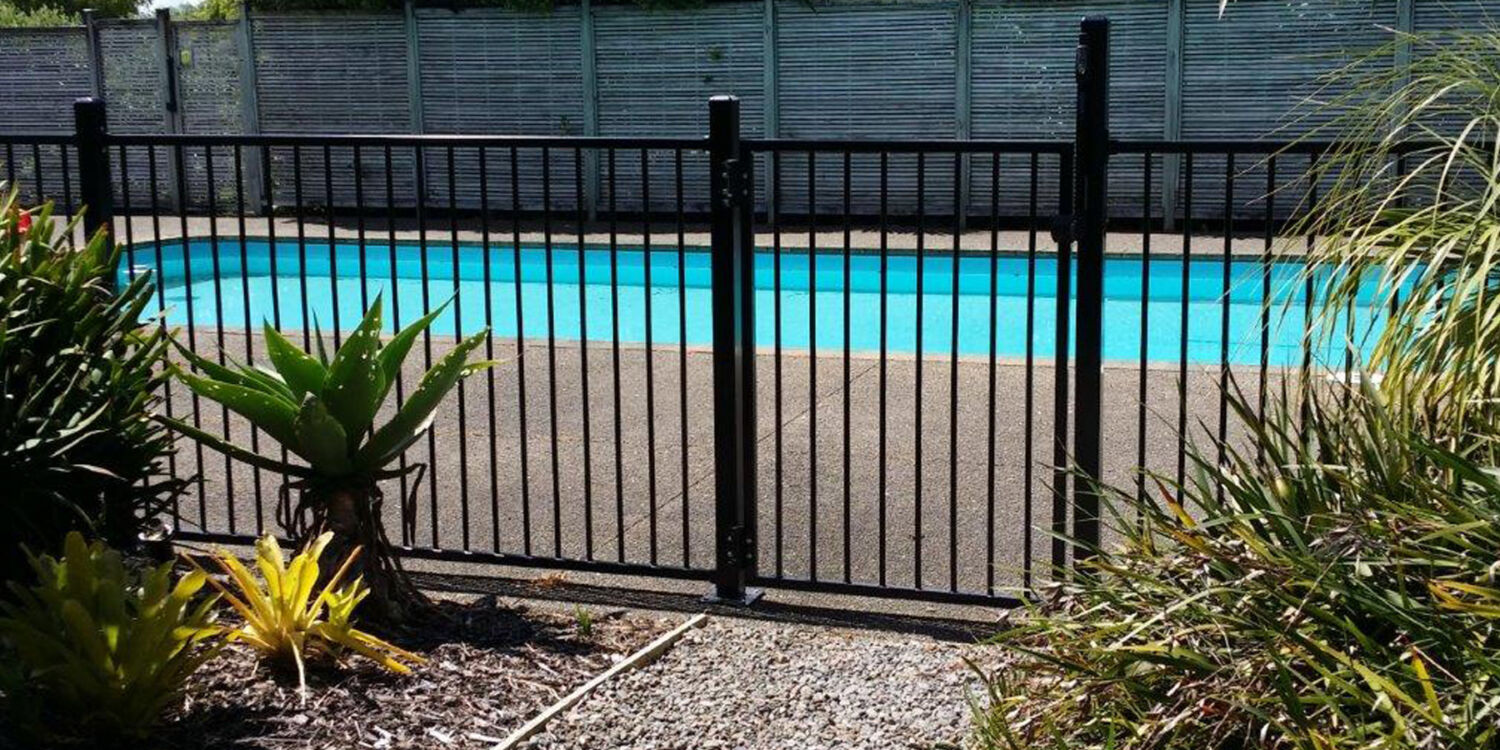above ground pool safety gate