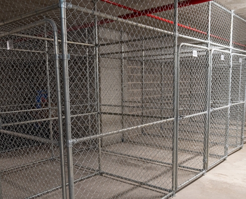Image showing a storage enclosure, inside a building